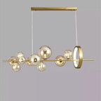 Modern Luxury Glass Ball LED Island Pendant Lamp Josefine SPINGAR.COM