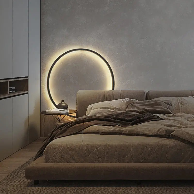Modern Minimalist Ring LED Wall Lamp Luna SPINGAR.COM