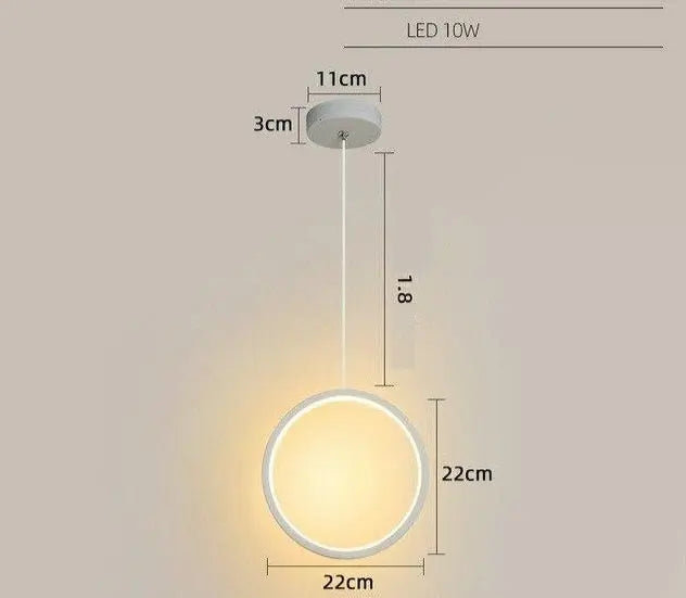 Circle LED Pendant Light Roger™ Spingar.com