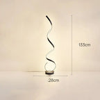 Postmodern Luxury Spiral-shaped LED floor lamp Aina SPINGAR.COM