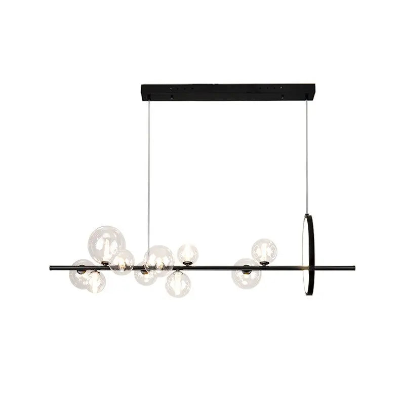Modern Luxury Glass Ball LED Island Pendant Lamp Josefine SPINGAR.COM