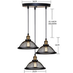 Vintage Retro Iron Net Cage LED Pendant Lamp Lilja SPINGAR.COM