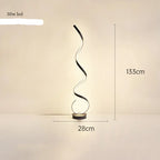 Postmodern Luxury Spiral-shaped LED floor lamp Aina SPINGAR.COM