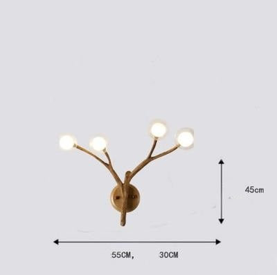 Rustic Branch Glass Bubble LED Pendant Lamp Kiki™