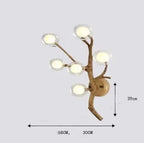 Rustic Branch Glass Bubble LED Pendant Lamp Kiki™ Spingar.com