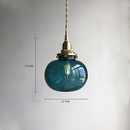 Nordic Copper LED Pendant Lamp