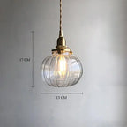 Nordic Copper LED Pendant Lamp SPINGAR.COM
