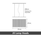 Modern Art LED Pendant Lamp Russell™ Spingar.com