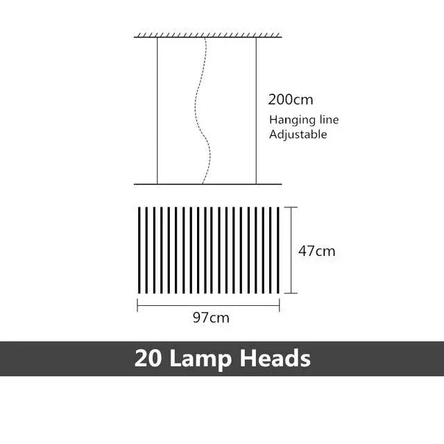 Modern Art LED Pendant Lamp Russell™ Spingar.com