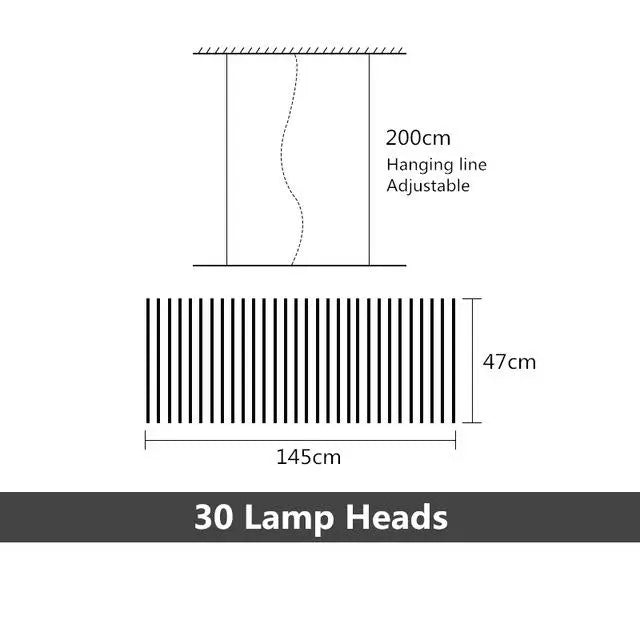 Modern Art LED Pendant Lamp Russell™ Spingar.com