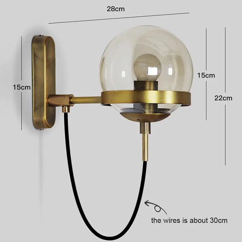 Industrial LED Indoor Wall Light Ella™ Spingar.com