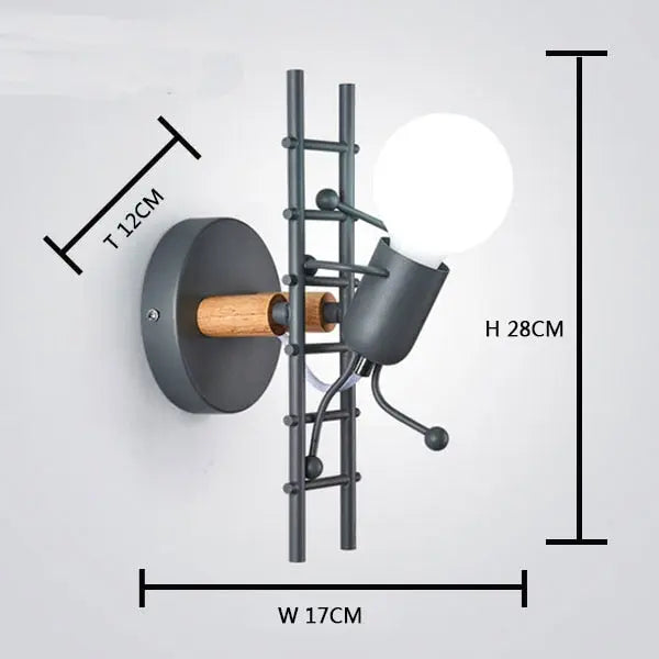 Industrial LED wall light Arturo™ Spingar.com