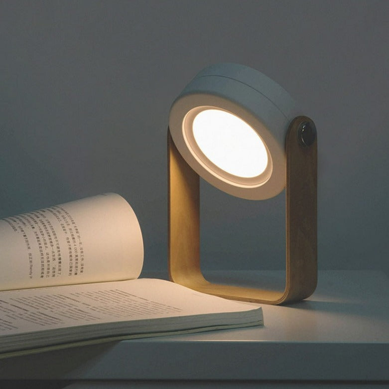 Faltbare LED-Nachtlampe mit Holzgriff Jules™