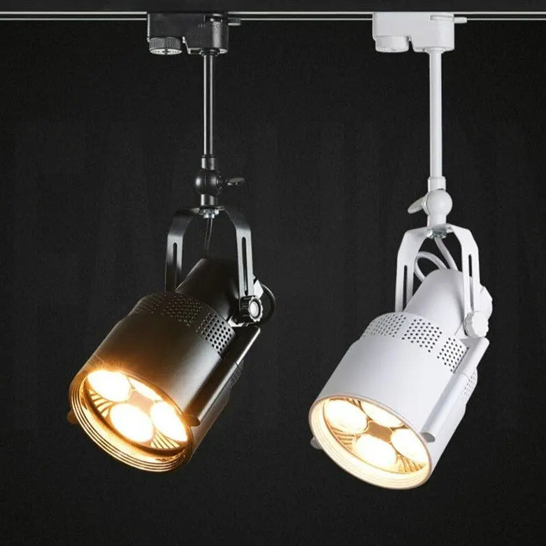 Industrial Retro LED Rail Spotlights SPINGAR.COM