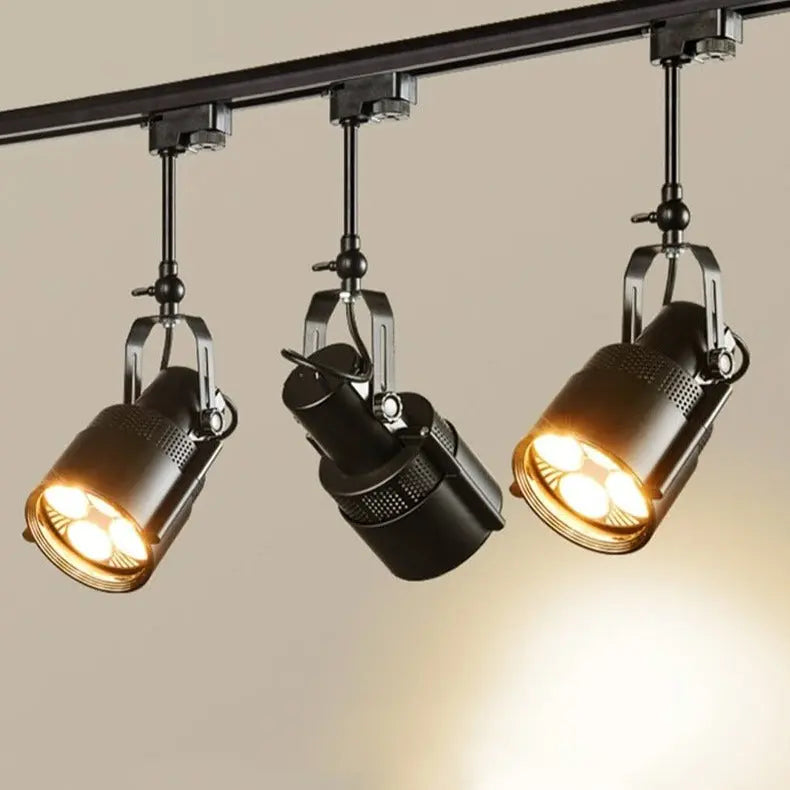 Industrial Retro LED Rail Spotlights SPINGAR.COM