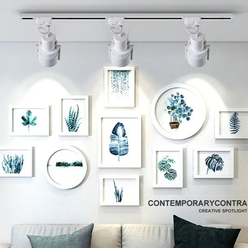 Industrial Retro LED Rail Spotlights SPINGAR.COM