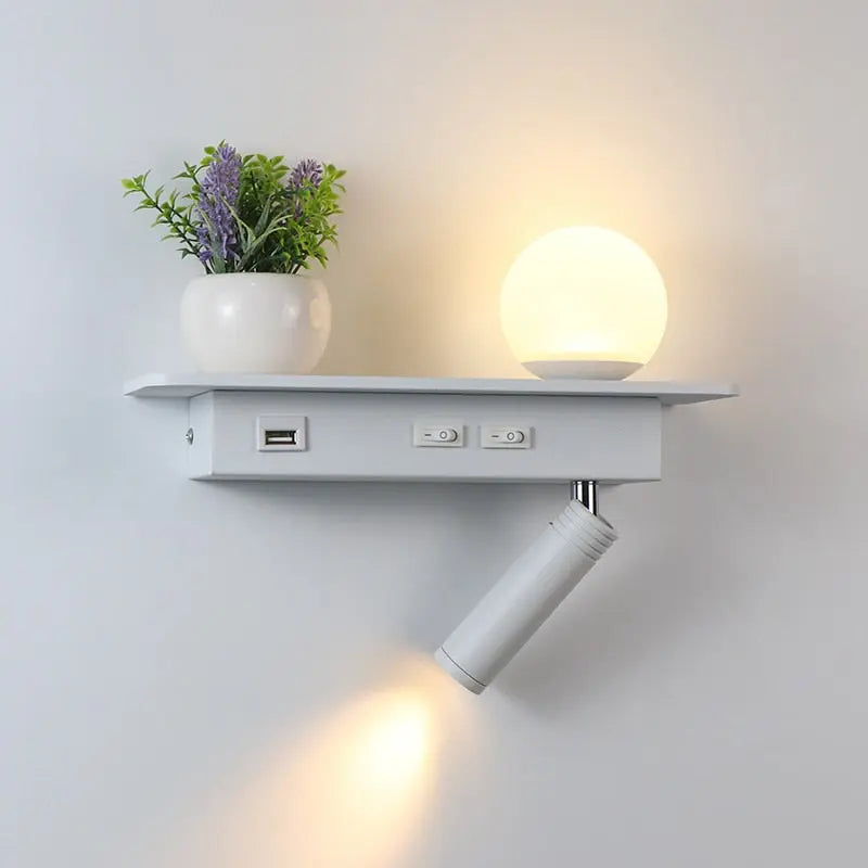 Deco USB LED Wall Lamp Ashleya™ Spingar.com