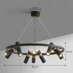 American Industrial Spotlight Lamp Brenna SPINGAR.COM