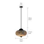 Modern 3D Colorful Starry Sky Glass LED Pendant Lamp Emma™ Spingar.com