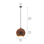 Modern 3D Colorful Starry Sky Glass LED Pendant Lamp Emma™ Spingar.com