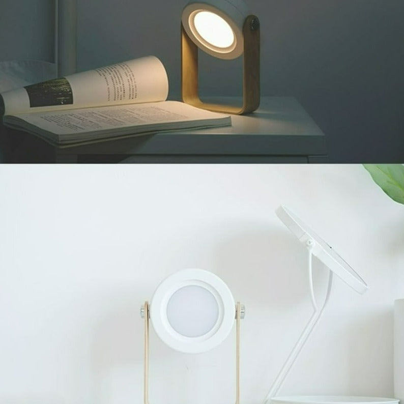 Faltbare LED-Nachtlampe mit Holzgriff Jules™