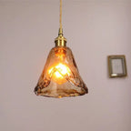 Nordic Brass Glass LED Pendant Lamp SPINGAR.COM