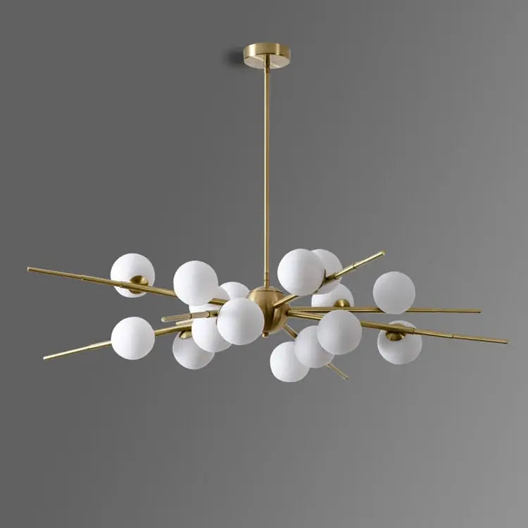 Modern Glass Ball LED Island Pendant Lamp Isabella™ Spingar.com
