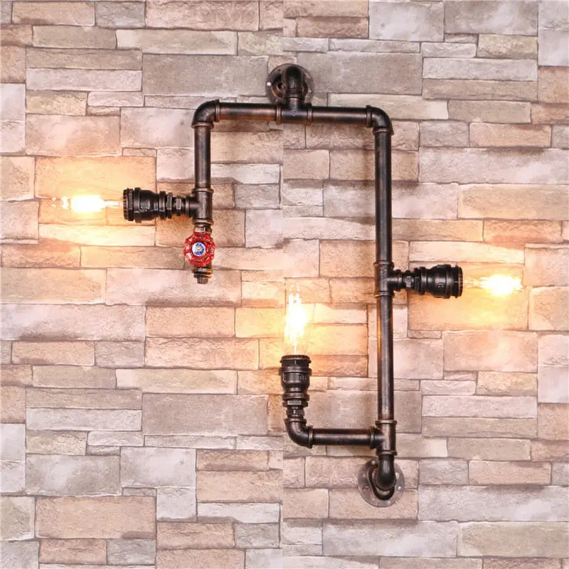 Industrial Vintage Wall Lamp Frey SPINGAR.COM