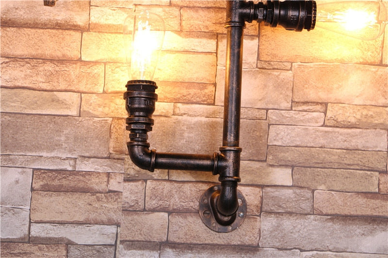 Industrielle Vintage Wandlampe Frey