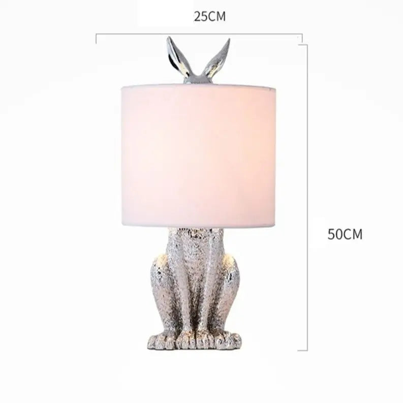 Modern Masked Rabbit Resin LED Table Light Lucas™ Spingar.com