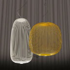 Modern Iron Bird Cage LED Pendant Lamp SPINGAR.COM