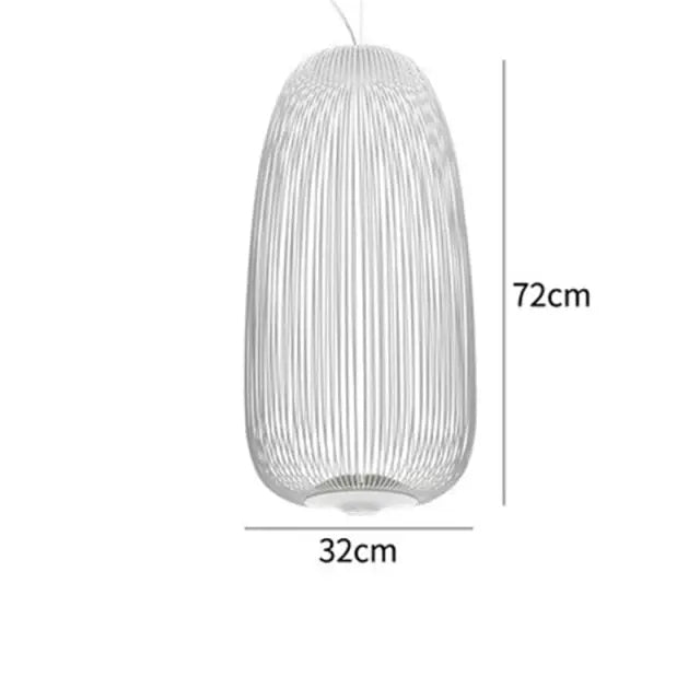 Modern Iron Bird Cage LED Pendant Lamp SPINGAR.COM