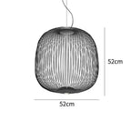Modern Iron Bird Cage LED Pendant Lamp SPINGAR.COM