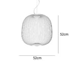 Modern Iron Bird Cage LED Pendant Lamp SPINGAR.COM