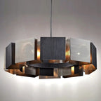 Postmodern Black Metal LED Chandelier Judy™ Spingar.com