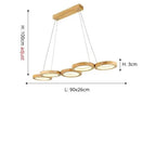 Dining Table LED Island Pendant Lamp Paavo SPINGAR.COM