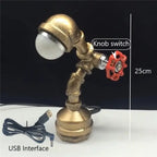 Retro Robot LED  Table Light Edison™ Spingar.com