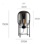 Modern Big Glass Ball LED Floor & Table Lamp Ego™ Spingar.com