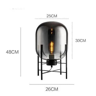Modern Big Glass Ball LED Floor & Table Lamp Ego™ Spingar.com
