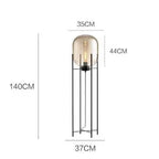Modern Big Glass Ball LED Floor & Table Lamp Ego™ Spingar.com