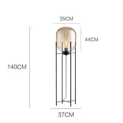 Modern Big Glass Ball LED Floor & Table Lamp Ego™ Spingar.com