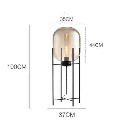 Modern Big Glass Ball LED Floor & Table Lamp Ego™ Spingar.com