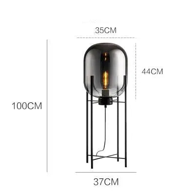 Modern Big Glass Ball LED Floor & Table Lamp Ego™ Spingar.com