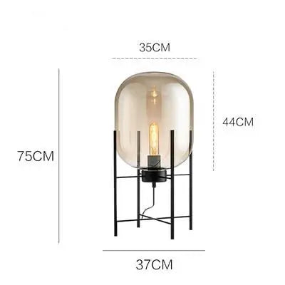 Modern Big Glass Ball LED Floor & Table Lamp Ego™ Spingar.com