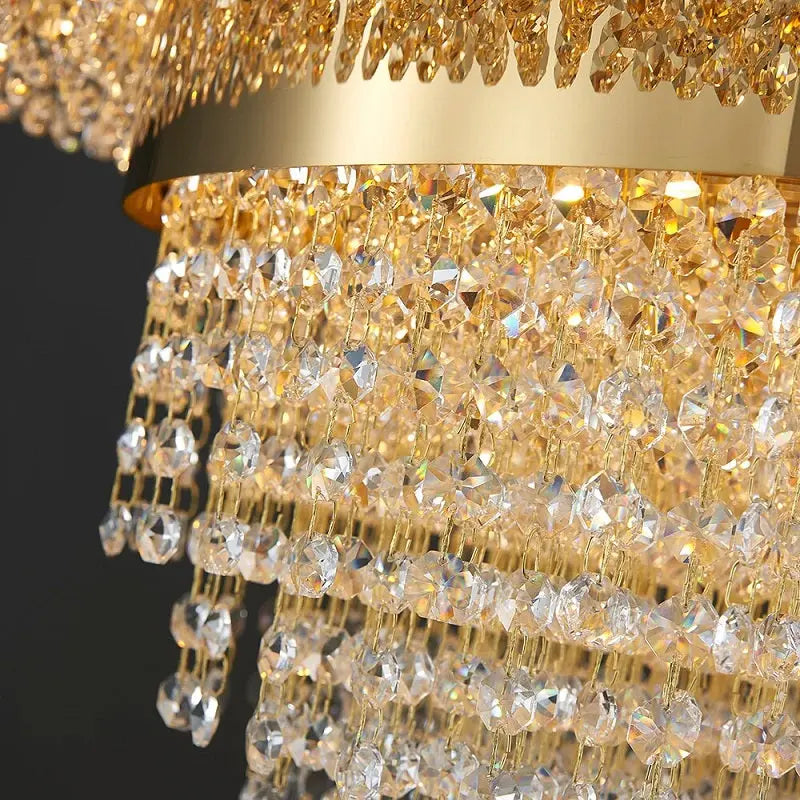Modern Gold Chandelier Jeremy™ Spingar.com