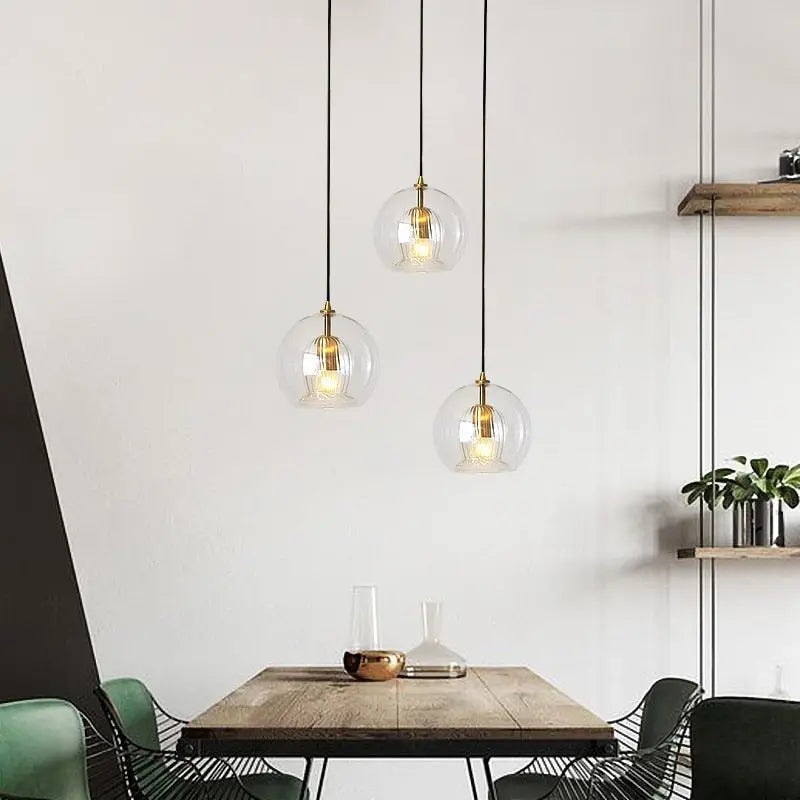 Nordic Glass LED Pendant Lamp Danni SPINGAR.COM
