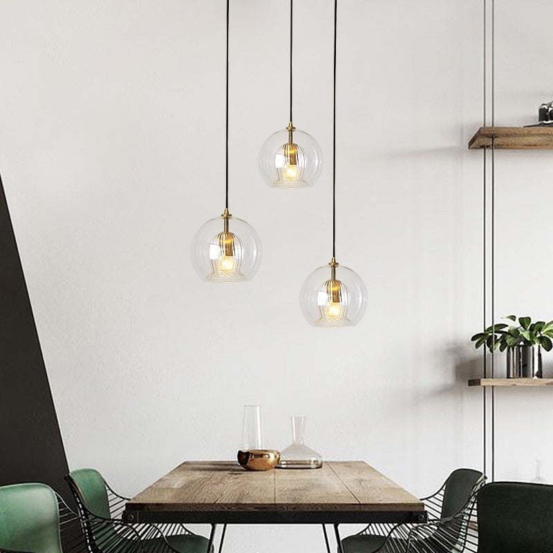 Nordic Glass LED Pendant Lamp Danni