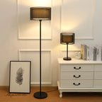 Modern Double-layer LED Floor & Table Lamp Santiago™ SPINGAR.COM