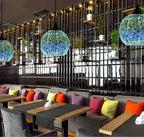 Modern 3D Colorful Starry Sky Glass LED Pendant Lamp Emma™ Spingar.com
