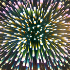 Modern 3D Colorful Starry Sky Glass LED Pendant Lamp Emma™ Spingar.com